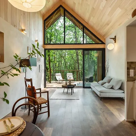 Wabi Sabi Lodge - Spa&Sauna Privatif - Foret Turenne Exterior photo